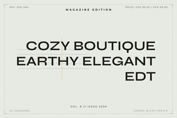 cozy boutique earthy elegant edt