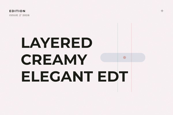 layered creamy elegant edt