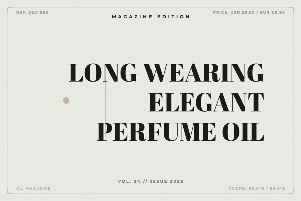 long-wearing elegant perfume oil