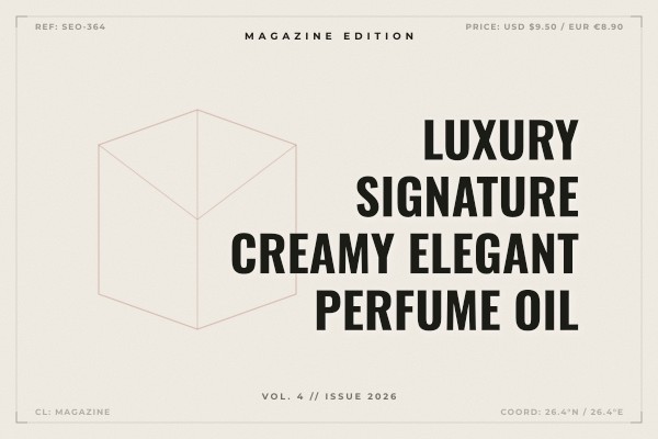 luxury signature creamy elegant perfume oil
