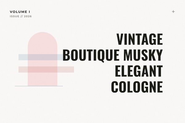 vintage boutique musky elegant cologne