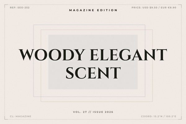 woody elegant scent